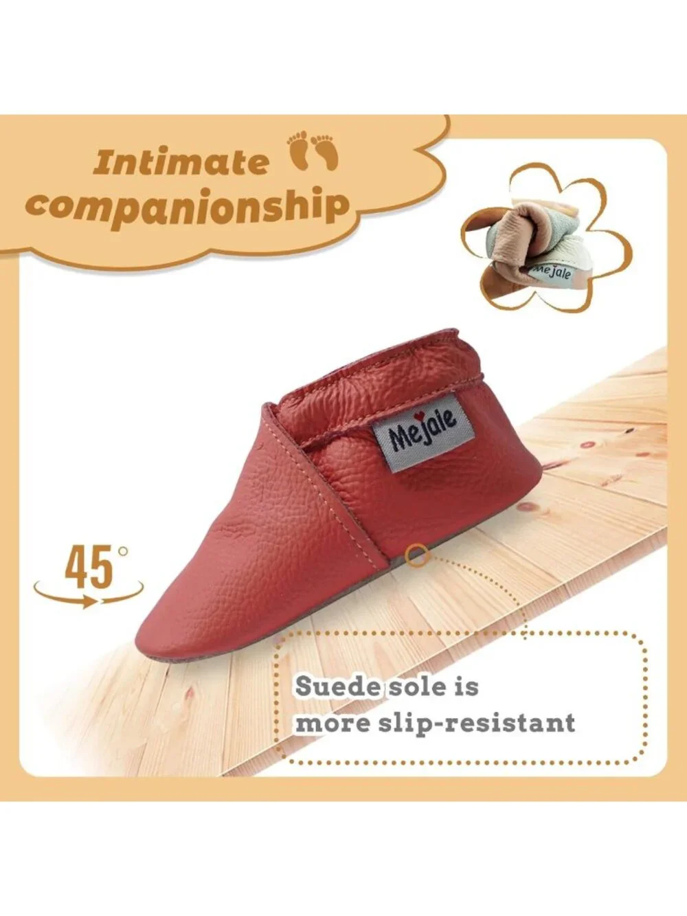 Soft Sole Leather Moccasins for Infants & Toddlers | Slip-On Pre-Walkers Shoes
